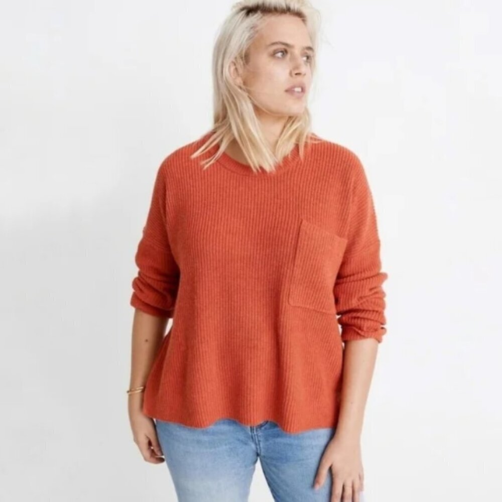 Madewell Thompson Pocket Pullover Sweater